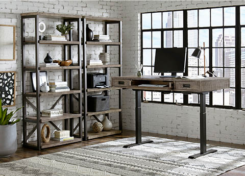 aspenhome Desks - Standing - Grayson 60" Lift Desk I215