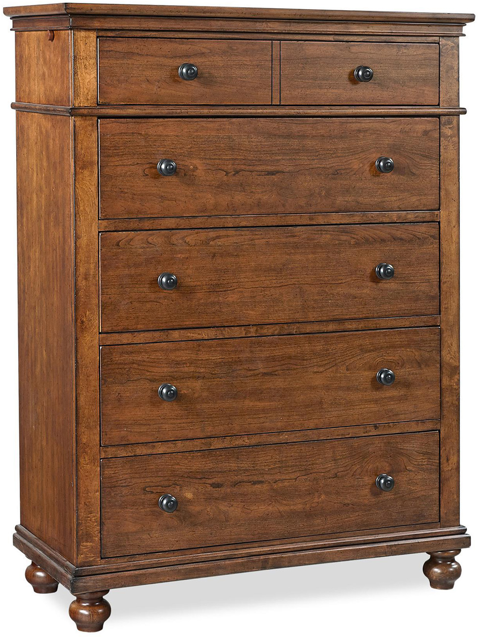 Aspenhome Provence I222-456 Casual 5-Drawer Chest with Felt-Lined
