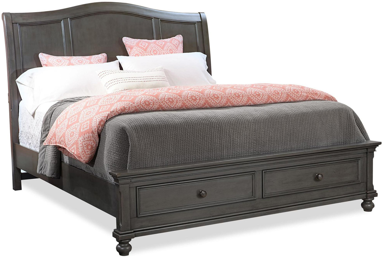 Oxford Sleigh Bed Aspenhome Furniture, Aspenhome Cambridge King Sleigh Bed