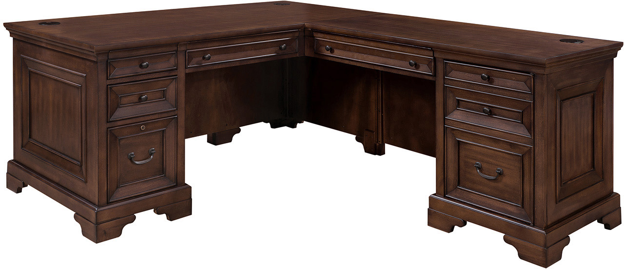 aspenhome Richmond L-Shaped Desk