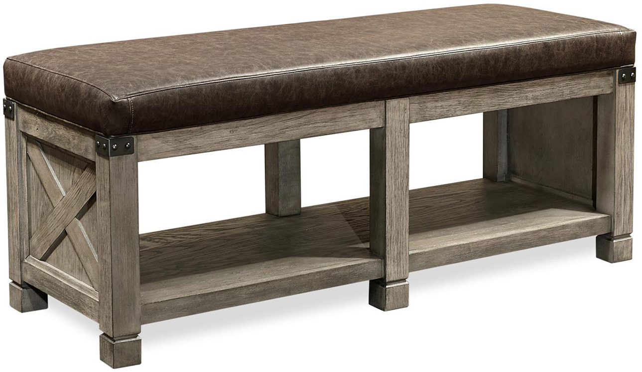 Tucker Bench in the Stone finish