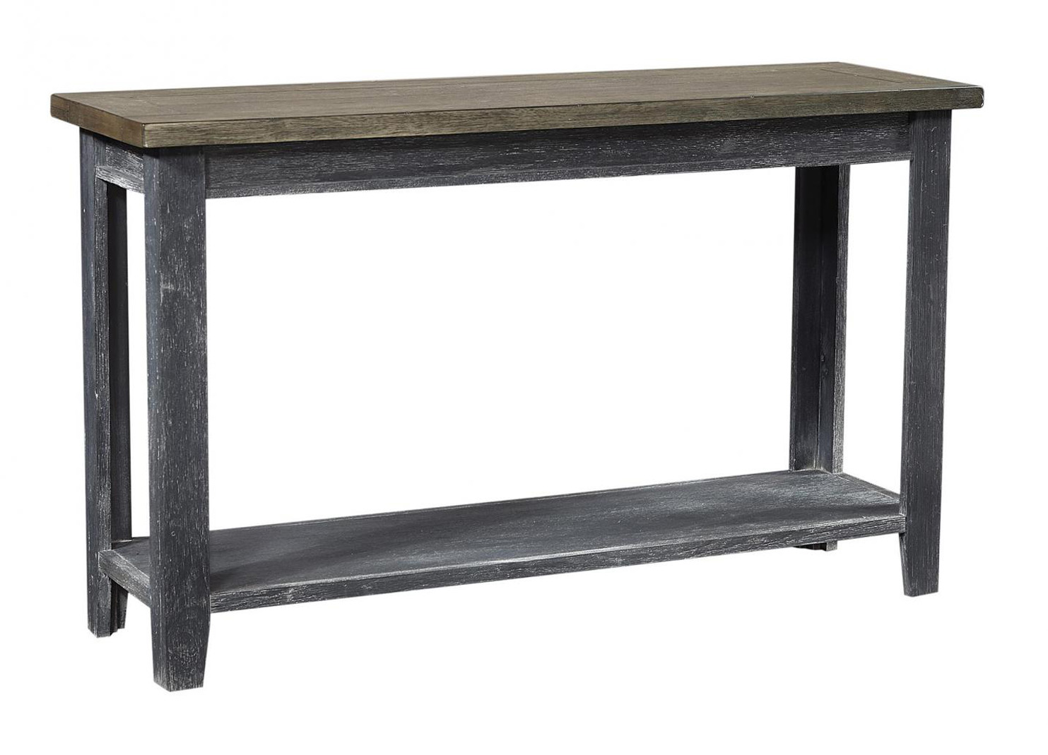 Eastport Sofa Table in the Drifted Black finish