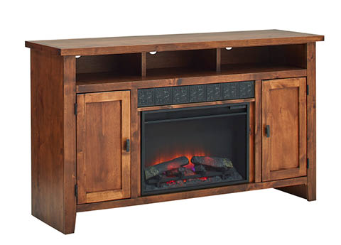 aspenhome Fireplace Consoles - Alder Grove 63" Fireplace Console DG