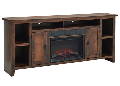 aspenhome Fireplace Consoles - Alder Grove 84" Fireplace Console DG