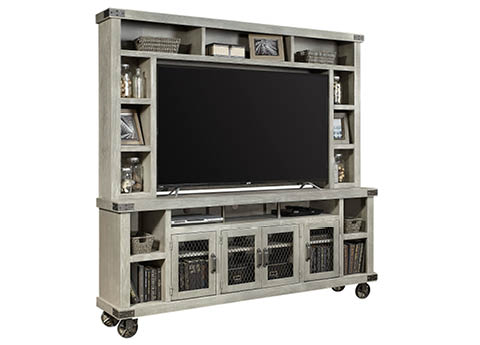 aspenhome TV Consoles-Hutches - Industrial 85" Console & Hutch DN