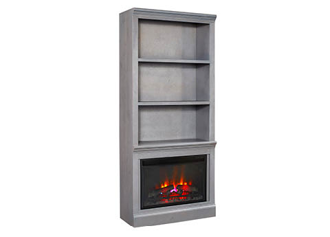 aspenhome Fireplace Display Cases - Churchill 74" Fireplace Display Case DR