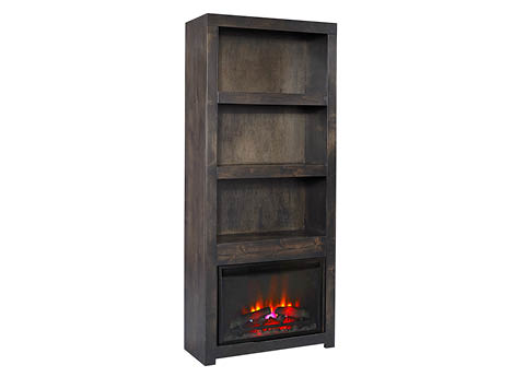 aspenhome Fireplace Display Cases - Avery Loft 74" Fireplace Display Case DY