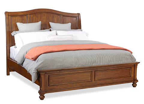 aspenhome Beds - Oxford Sleigh Bed I07