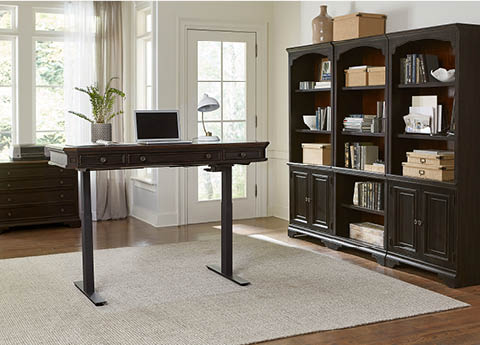 aspenhome I242HOGRP4 - Hampton 62" Lift Desk I242