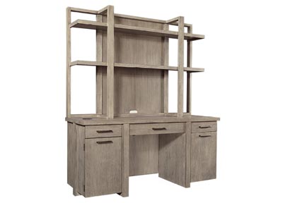 aspenhome Desks - Credenza-Hutches - Platinum Credenza and Hutch I251