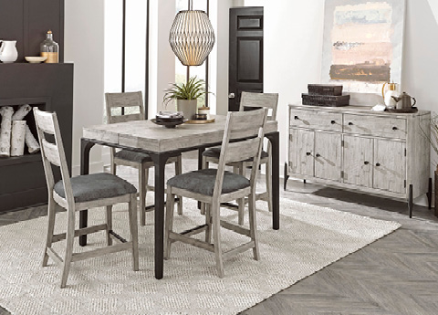 Counter Height Table & Chairs - Zane / I256