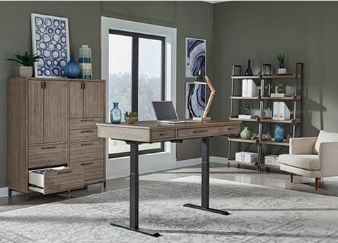 aspenhome Desks - Standing - Trellis 60" Lift Desk I287