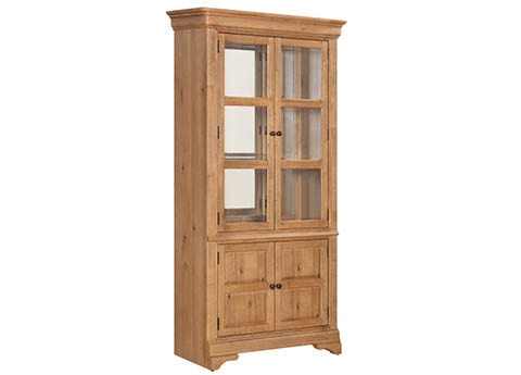 Glass Door Bookcase - Chateau Philippe / I3290