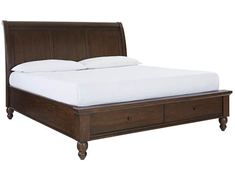 aspenhome Beds - Cambridge Sleigh Bed ICB