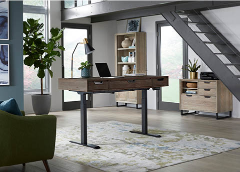 aspenhome Desks - Standing - Harper Point 60" Lift Desk IHP