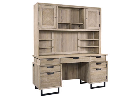 aspenhome Desks - Credenza-Hutches - Harper Point 66" Credenza & Hutch IHP