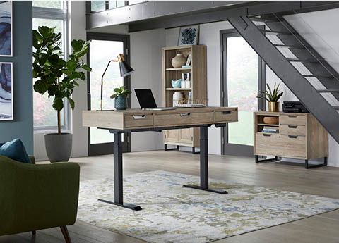 aspenhome Desks - Standing - Harper Point 60" Lift Desk IHP