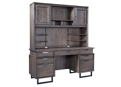 aspenhome Desks - Credenza-Hutches - Harper Point 66" Credenza & Hutch IHP