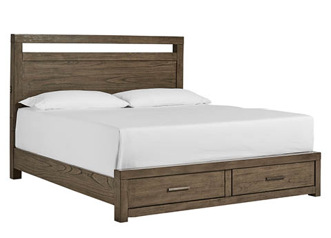 aspenhome Beds - Modern Loft Panel Bed IML