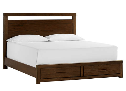 aspenhome Beds - Modern Loft Panel Bed IML