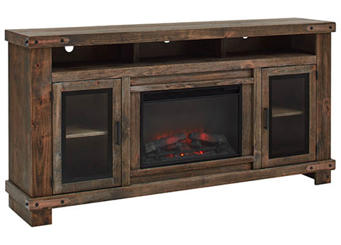 aspenhome Fireplace Consoles - Sawyer 79" Highboy Fireplace Console WDO